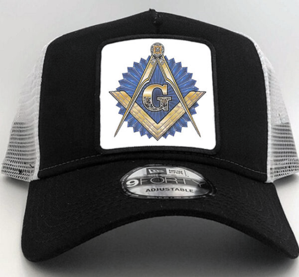 Masonic Emblem Cap Black New