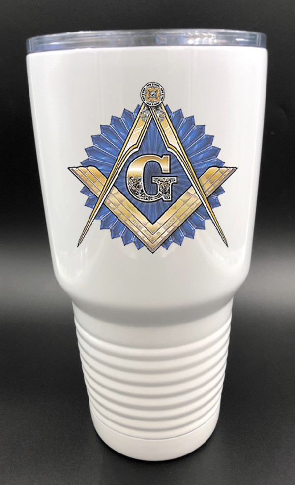 Masonic Emblem Insulated Cup Tumbler New