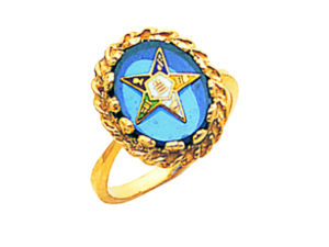 Eastern Star Ring Gold New For Sale