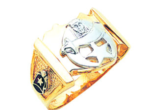 Shrine Shriner Ring Gold New For Sale