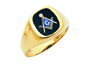 Masonic Blue Lodge Ring Gold New