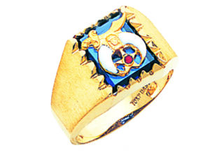Shrine Shriner Ring Gold New For Sale