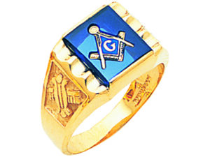 Masonic Blue Lodge Ring Gold New