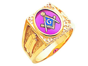 Masonic Blue Lodge Ring Gold New