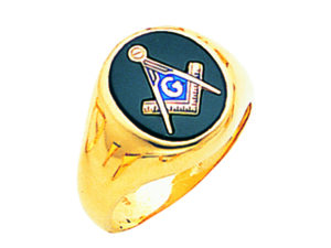 Masonic Blue Lodge Ring Gold New