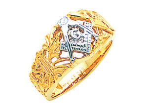 Masonic Blue Lodge Ring Gold New