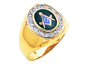 Masonic Blue Lodge Ring Gold New