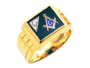 Masonic Blue Lodge Ring Gold New