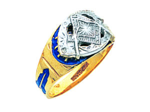 Masonic Blue Lodge Ring Gold New