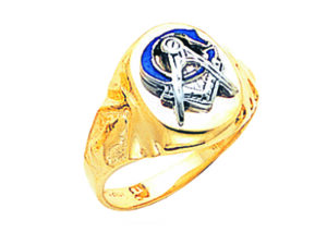 Masonic Blue Lodge Ring Gold New