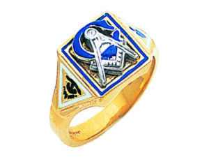 Masonic Blue Lodge Ring Gold New