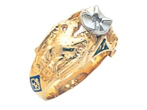 Shrine Shriner Ring Gold New For Sale