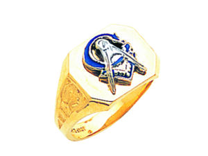 Masonic Blue Lodge Ring Gold New