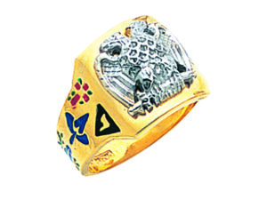 Scottish Rite 32nd Degree Ring New