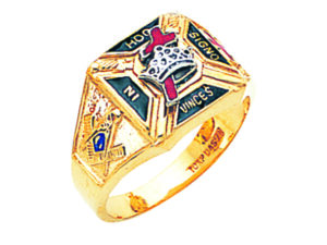 Masonic Knight Templar Ring Gold New