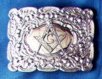 Masonic Kilt Belt Buckle Silver New