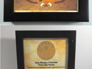 Custom Full Color Mahogany Keepsake Box