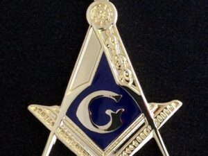 Masonic Emblem Pendant Gold New