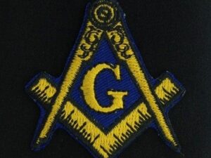 Masonic Emblem Embroidered Patch New