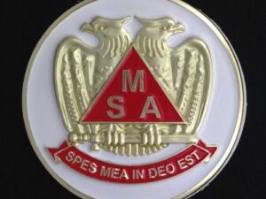 Scottish Rite Meritorious Service Auto Emblem New For Sale