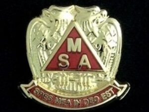 Scottish Rite Meritorious Service Award Lapel Pin New