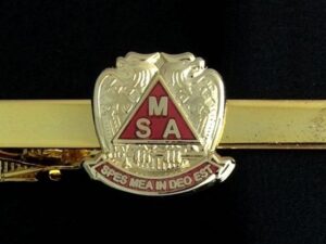 Scottish Rite Meritorious Service Tie Bar New