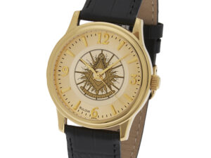Masonic Past Master Watch Gold New