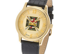 Masonic Knight Templar Watch Gold New