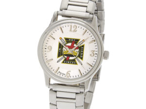 Masonic Knight Templar Watch Silver New