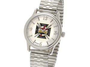 Masonic Knight Templar Watch Silver New
