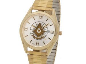 Masonic Past Master Watch Gold New Fratline