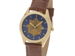 Masonic Past Master Watch Gold New Fratline