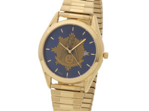 Masonic Past Master Watch Gold New Fratline