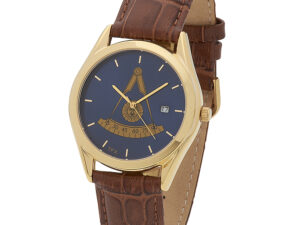 Masonic Past Master Watch Gold New Fratline