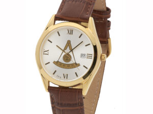 Masonic Past Master Watch Gold New