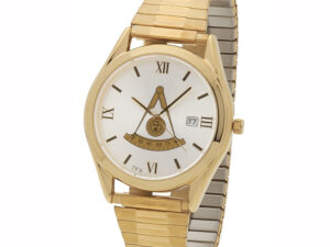 Masonic Past Master Watch Gold New
