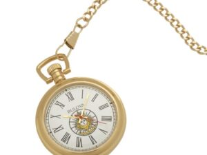 Masonic Past Master Pocket Watch Gold New