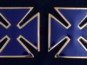 Past Grand Commander Metal Collar Cross Pin New