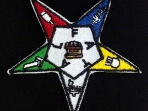 Order of the Eastern Star Embroidered Patch New