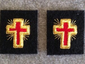 Knight Templar Collar Cross Gold Mylar New