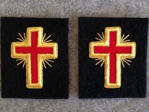 Past Commander Sleeve Cross Rays Mylar New