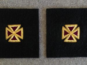 Knight Templar Collar Cross Gold Mylar New