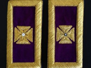 Past Grand Commander Shoulder Boards Mylar New