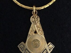 Masonic Past Master Pendant Jewel