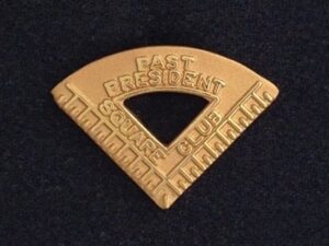 Masonic Square Club Past President Lapel Pin New