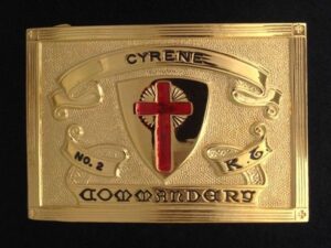 Knight Templar Sword Belt Buckle Plate New
