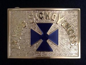 Knight Templar Sword Belt Buckle Plate New