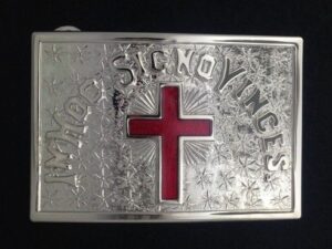 Knight Templar Sword Belt Buckle Plate New