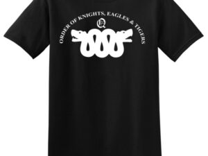 Q Order of Knights, Eagles & Tigers Short Sleeve T-Shirt (Black)