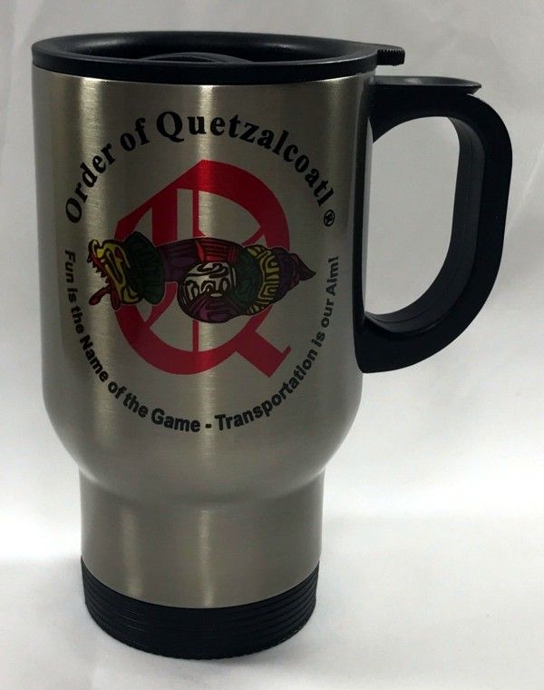Order of Quetzalcoatl Stainless Steel Travel Mug